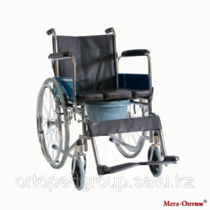 Кресло-коляска с сан.устройством и ручным приводом от обода FS628