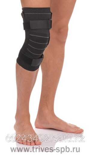 Бандаж на коленный сустав с металлическими шарнирами (размер S-объем колена 28-31.)