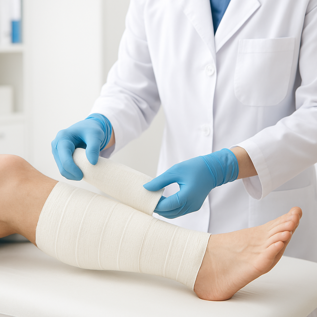 Компрессионные бандажи: принцип действия и сферы применения